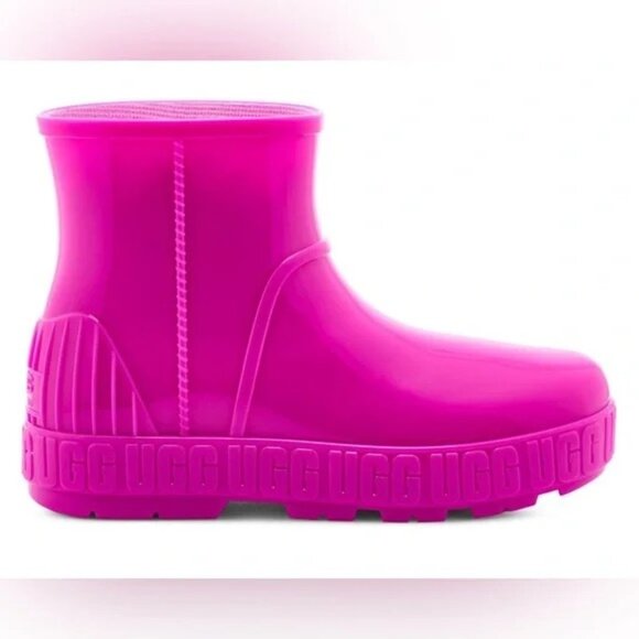 UGG - DRIZLITA SHORT BOOTS - Bright Pink - Size 9 - Dragon Fruit - Picture 1 of 12